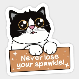 Don't lose your sparkle! Sticker